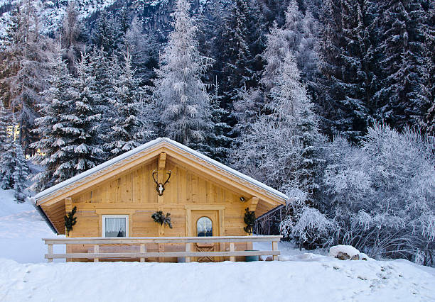 istock Small House on Dolomites, Italian Alps 119931583