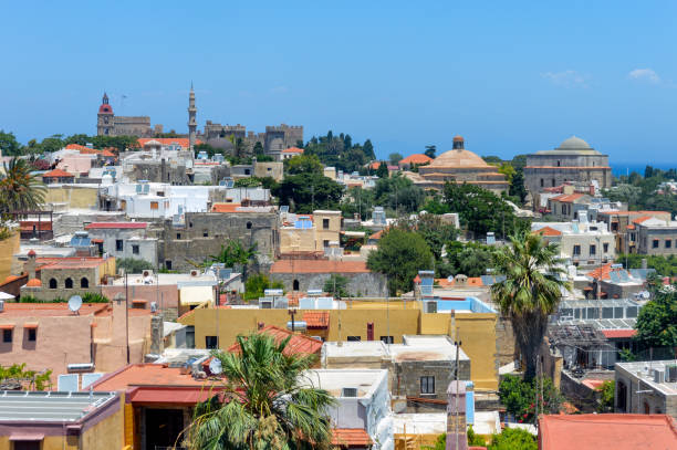 istock Ancient town of Rhodes in Greece 1199321561