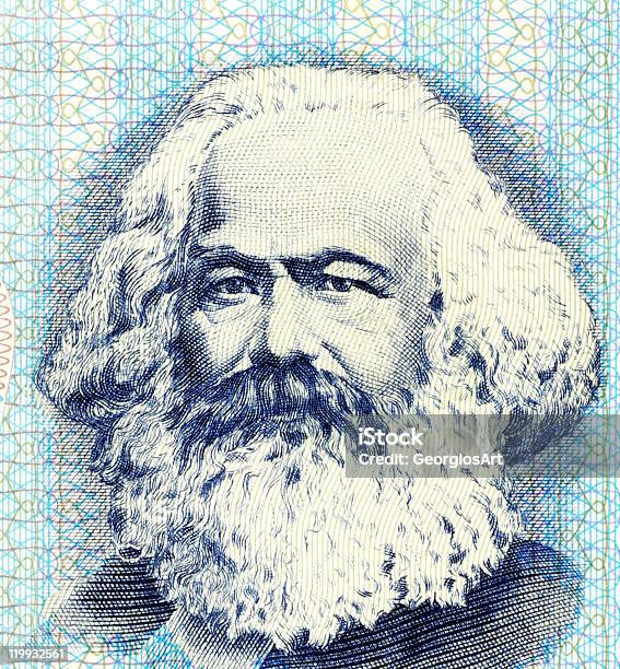 Karl Marx - Immagini vettoriali stock e altre immagini di Karl Marx - Karl Marx, Filosofia, Banconota