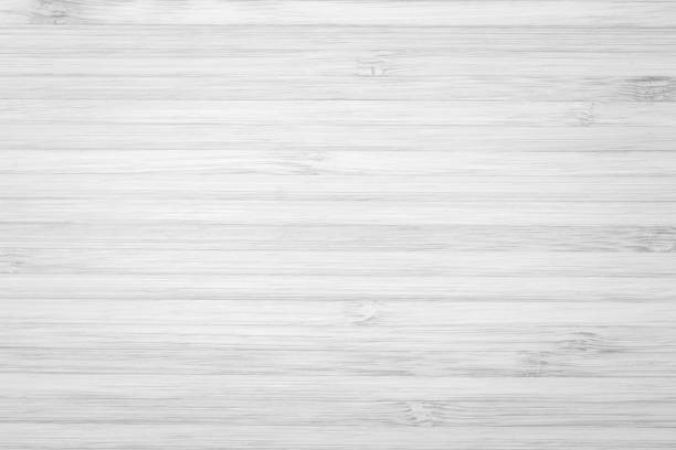 istock Bamboo wood laminated board detailed texture pattern background in white gray color 1199330440