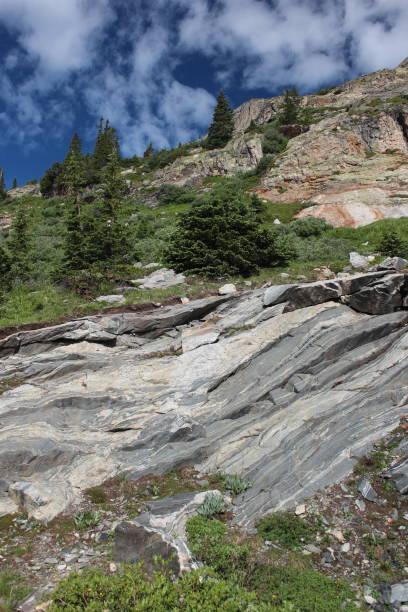 istock Patterns in the rocks near Blue Lakes, Colorado 1199332133