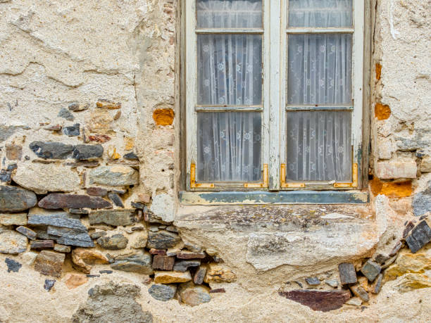 Rustic window found along the streets of Weissenkirchen in the Danube River Valley, Austria
