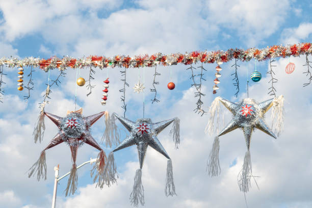 istock Colorful mexican pinatas decoration 1199342612