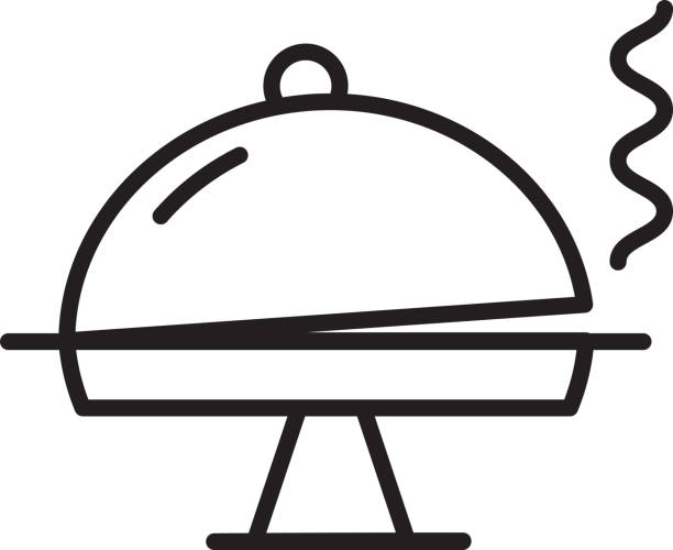 hochzeit reiseroute event icon catering - catering stock-grafiken, -clipart, -cartoons und -symbole