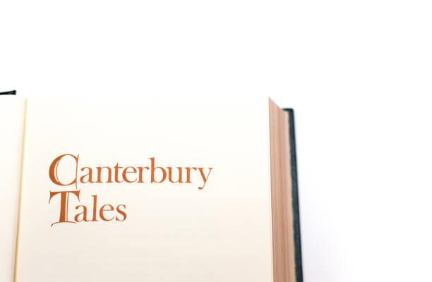 istock Open Book, Title Page: Canterbury Tales 1199354694