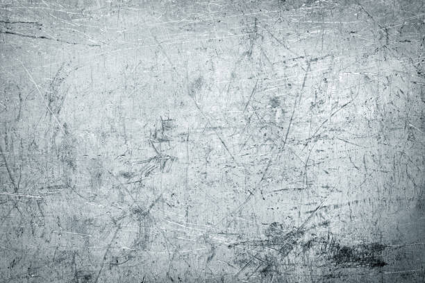 istock Silver metal background, old stainless steel texture 1199355798