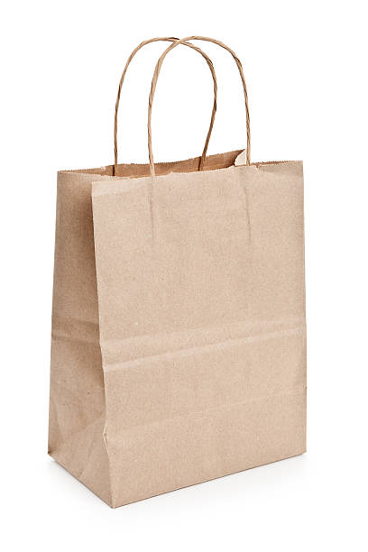 istock Brown paper shopping bag 119935820