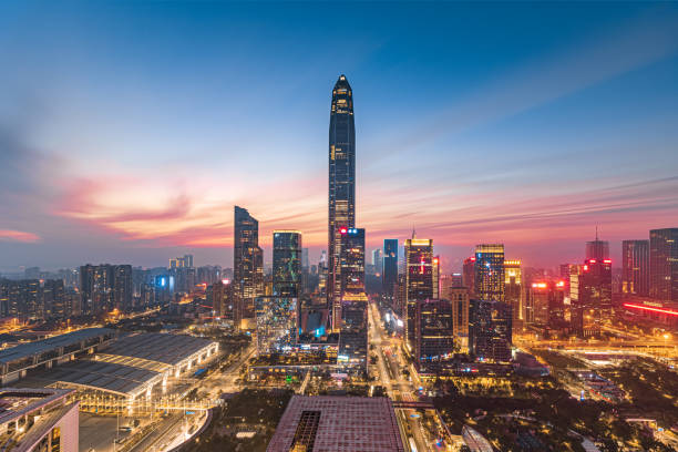 istock Shenzhen Futian District downtown skyline 1199366126
