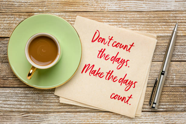 istock Do not count the days, make the days count. 1199370532