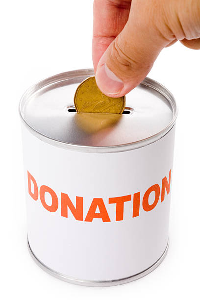istock canadian dollar and Donation Box 119937312