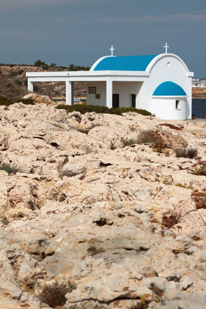 istock Small white chapel. Cape Greco, Ayia Napa, Cyprus 1199373699