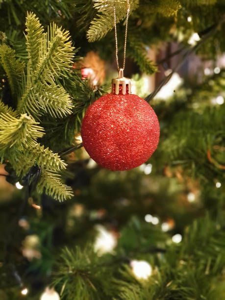 istock a Christmas tree with electric light bulb decoration 1199375966