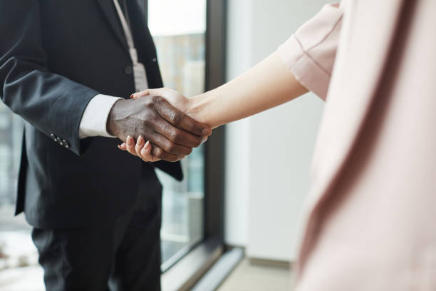 istock Business handshake at office 1199381338