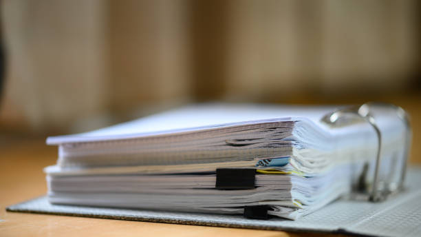 istock The documents in the file placed on the office desk 1199390490