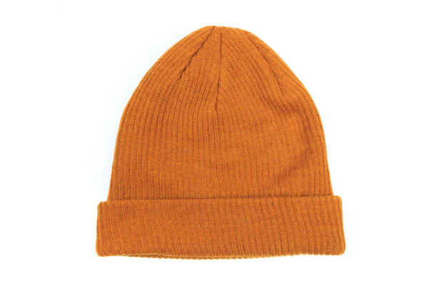 istock Beige beanie  in white background for mockup template isolated 1199393027
