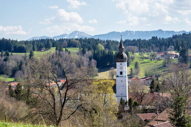 Landscape around Bad Hindelang in Bavaria, Germany Europe
