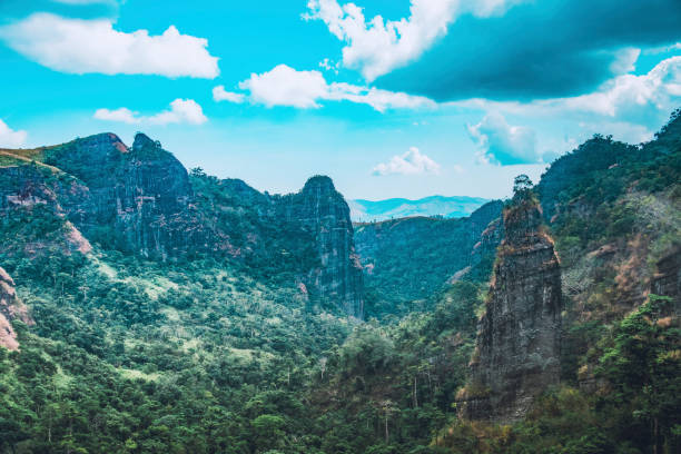 istock Dramatic mountain landscape at the Fiji Islands 1199398171