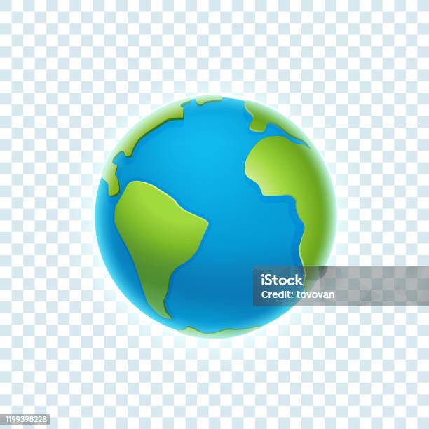 Earth Trans Background The Earth Isolated On Transparent Background Vector Template For Your ...