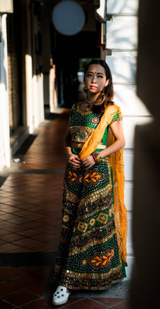 istock Asian Girl leaning on a wall 2 1199401207