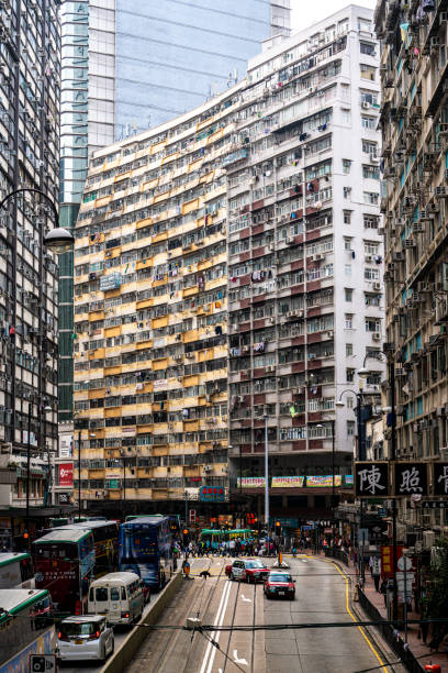 120+ Old Street Of North Point Hong Kong Asia Stock Photos, Pictures