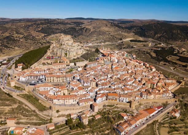 istock Panoramic cityscape of Morella 1199403069