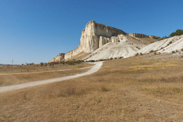 istock Ak-Kaya White rock on the Crimean peninsula. 1199404455
