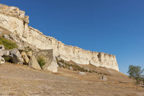 istock Ak-Kaya White rock on the Crimean peninsula. 1199404575