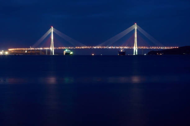 istock Russian bridge, Vladivostok, Russia. 1199407818