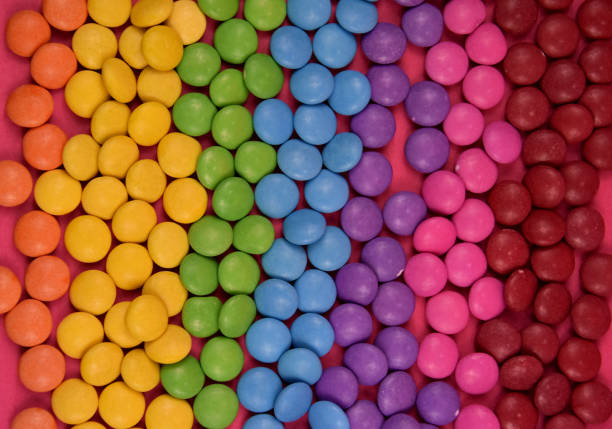 istock Stack of colorful candies stock images 1199409930