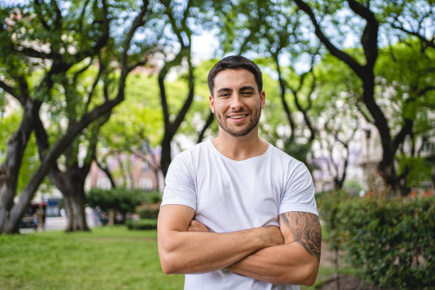 istock Cheerful confident young Hispanic man 1199412009