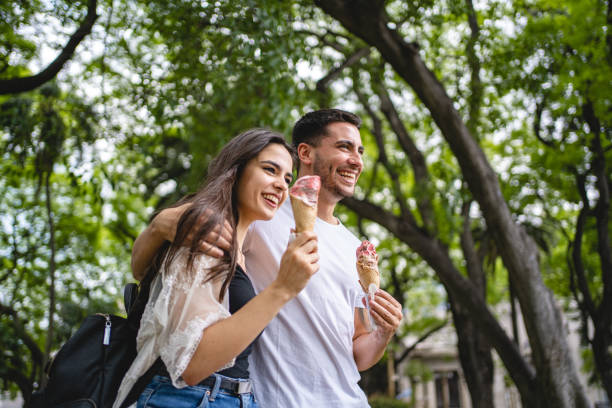 istock Tourists exploring Buenos Aires while enjoying ice cream 1199412086