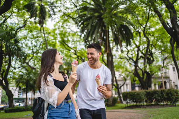istock She and ice cream is perfect combination for a good mood 1199412172