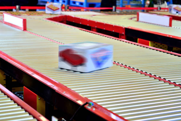 istock Conveyor Belt, Assembly Line, Distribution Warehouse 1199413488