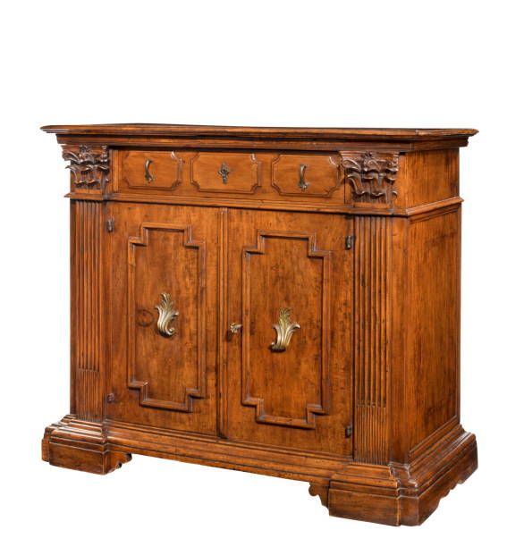 istock Old wooden two door  cupboard buffet cabinet 1199413775