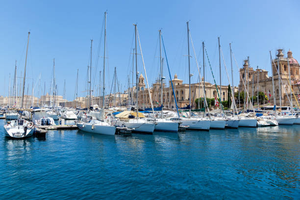 istock A beautiful seaport with yachts 1199413842