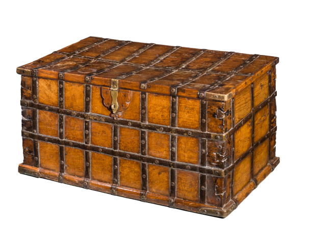 istock Old Trunk chest old antique 1199413846