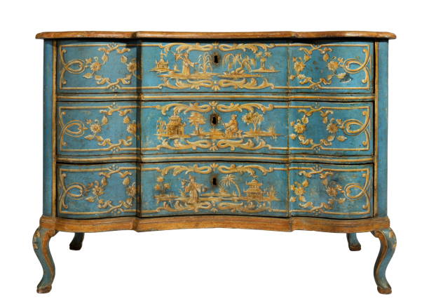 istock old painted blue dresser 1199413861