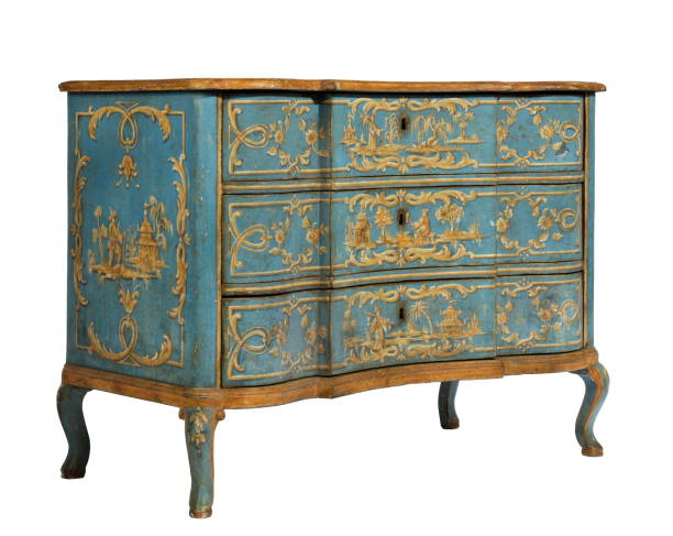 istock old painted blue dresser 1199420630
