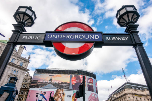 June 10, 2017 - London, United Kingdom: Subway station at Piccadilly Circus in London, UK