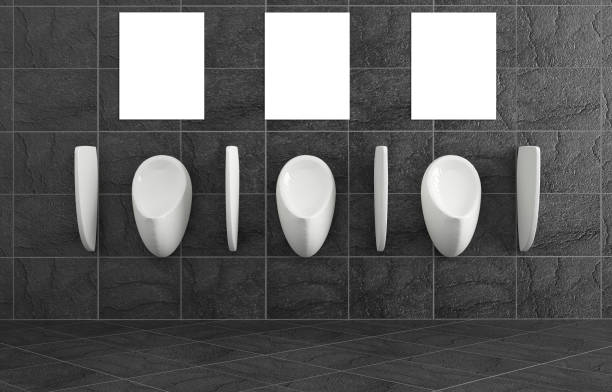 istock clean modern bathroom with white toilet and tiles 1199438230