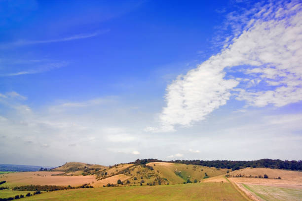 Chilterns Chiltern Hills Farmland Agricultural Field Buckinghamshire Home Counties England UK