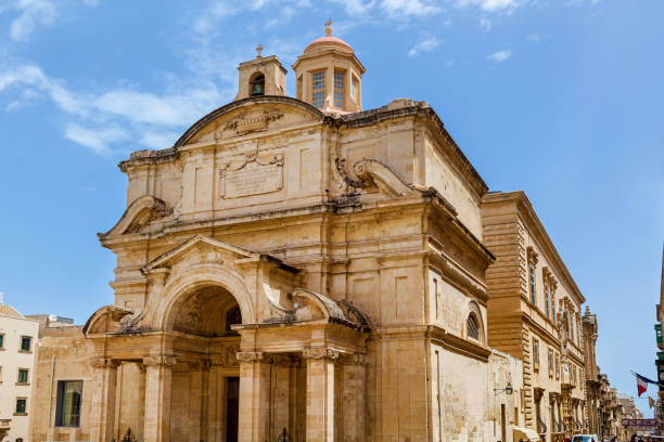 istock The ancient catholic church in Valletta, Malta 1199439261