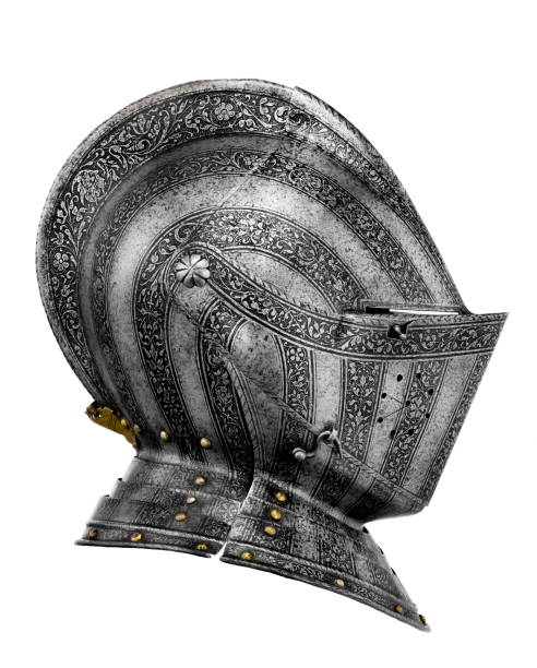istock old ancient medieval helmet isolated on white 1199441360