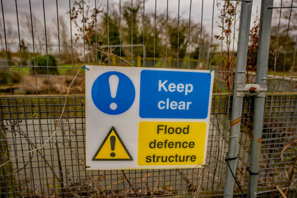 istock Warning signs on metal fence 1199442228