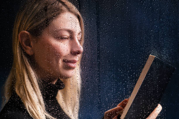 Book, Reading, Studying, Window, Rain, Night