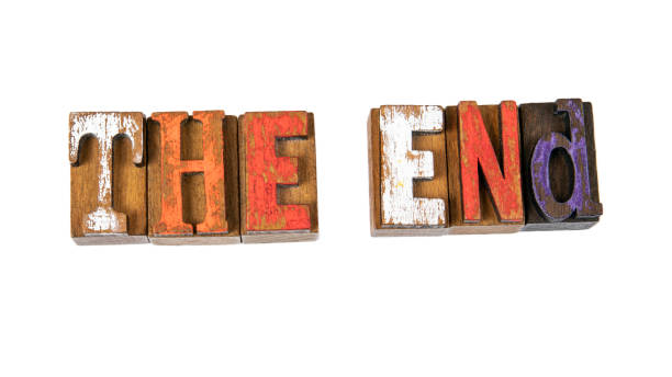istock The End. Holidays, school, work and vacation. Abstract background 1199451506