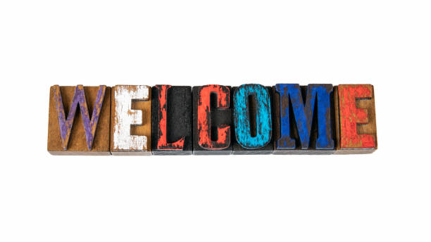 istock Welcome. Event, celebration, party and hospitality. Abstract background 1199451566