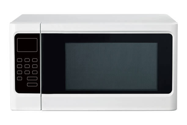 istock Microwave oven isolated on white background 1199456166