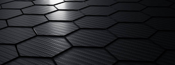 high tech black carbon fiber material structure black carbon fiber structure carbon fibre photos stock pictures, royalty-free photos & images