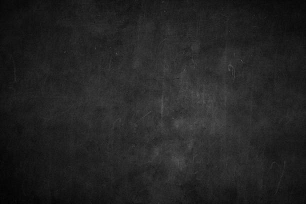 istock Blank front Real black chalkboard background texture in college concept for back to school kid wallpaper for create white chalk text draw graphic. Empty old back wall education blackboard. 1199463748